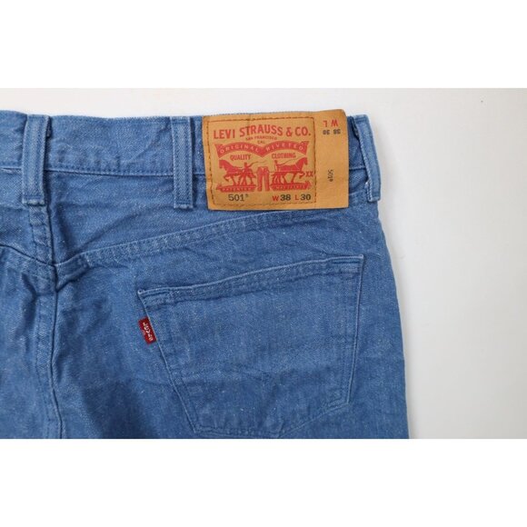 Vtg Y2K Levis 501xx White Oak Cone Denim Mens 36x29 Button Fly Original Jeans - Picture 13 of 13